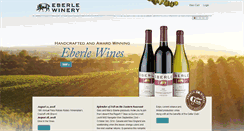 Desktop Screenshot of eberlewinery.com